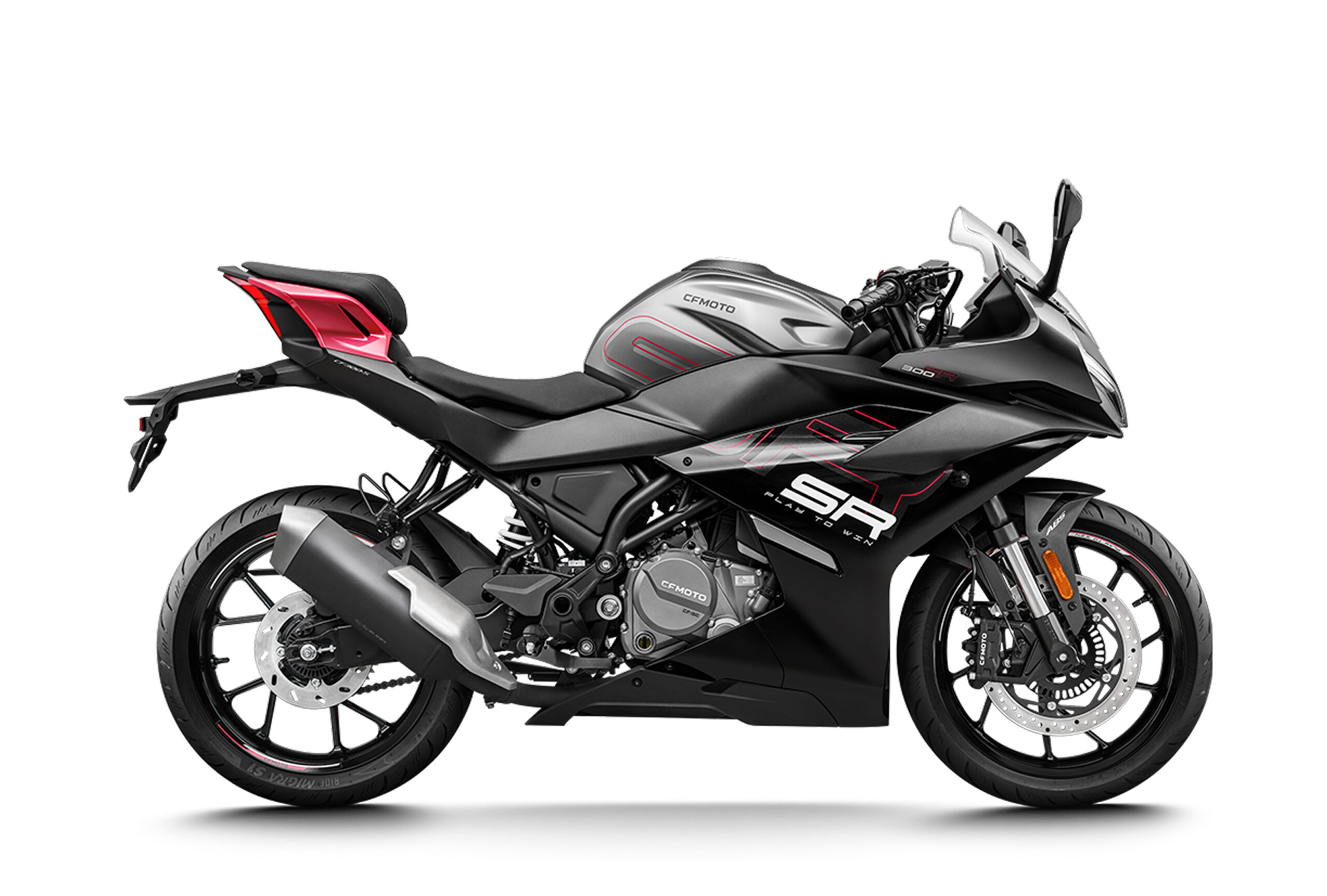 CFMOTO 300SR Black Sideways