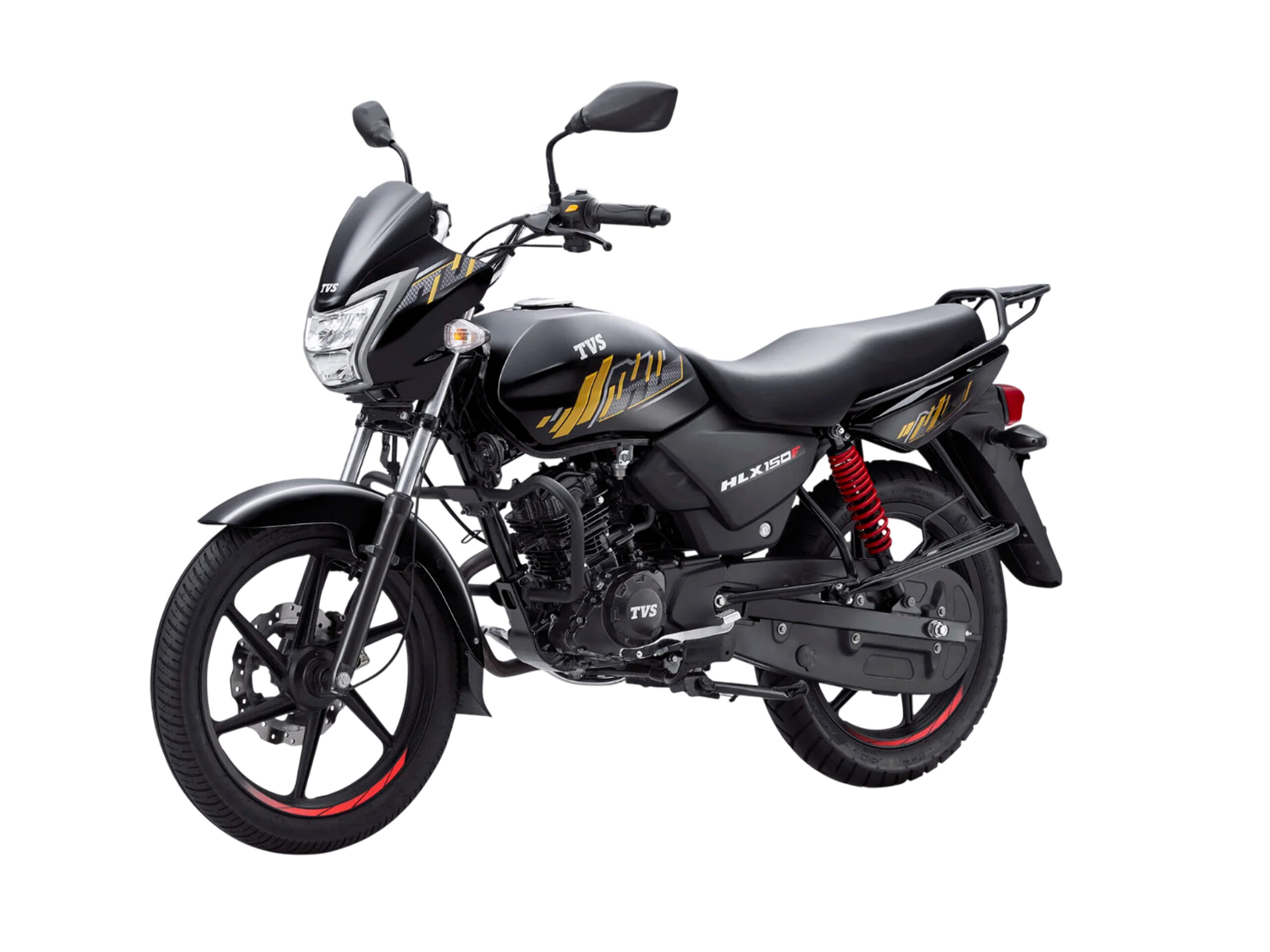 TVS HLX 150F Black Otherside